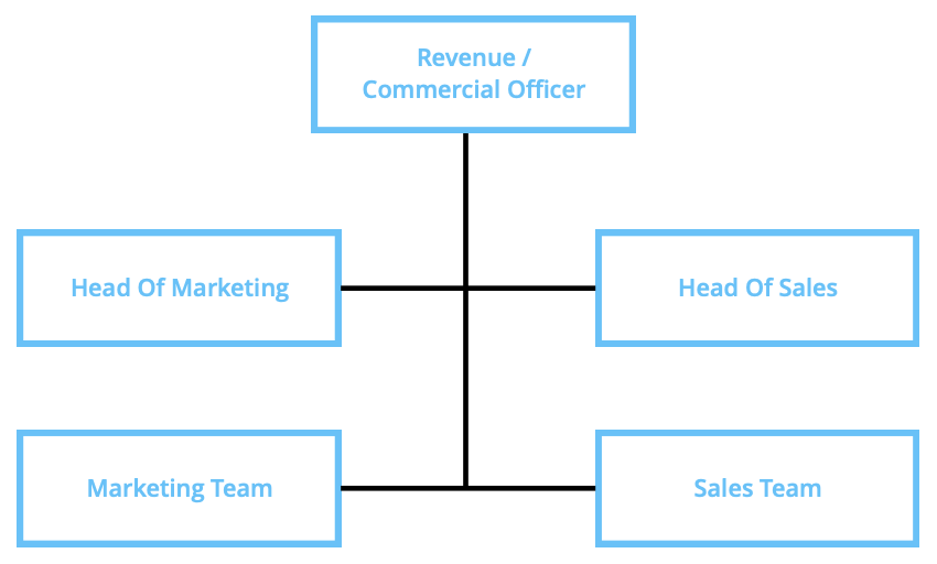 revenue marketing org chart